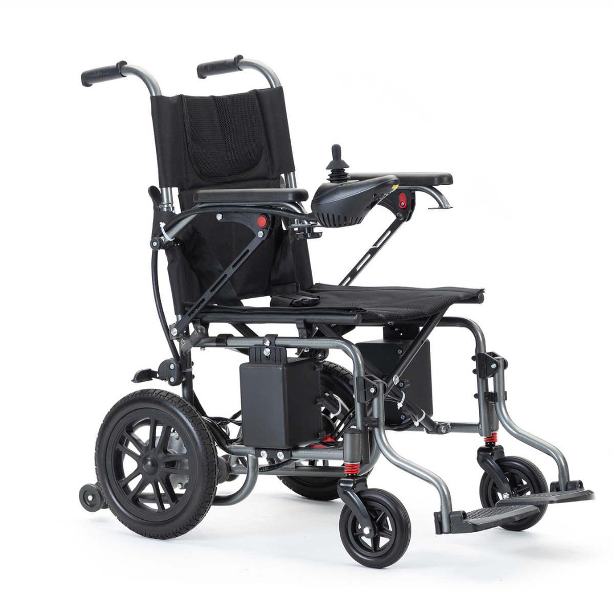 WINNERMED Foldable Steel Wheelchair Lightweight Compact