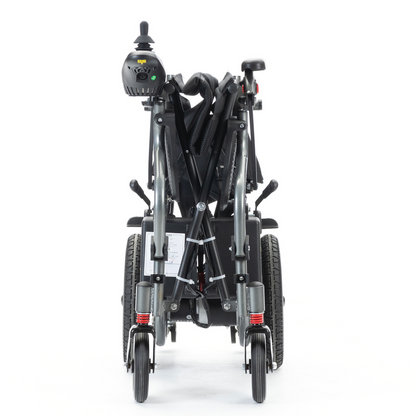 WINNERMED Foldable Steel Wheelchair Lightweight Compact