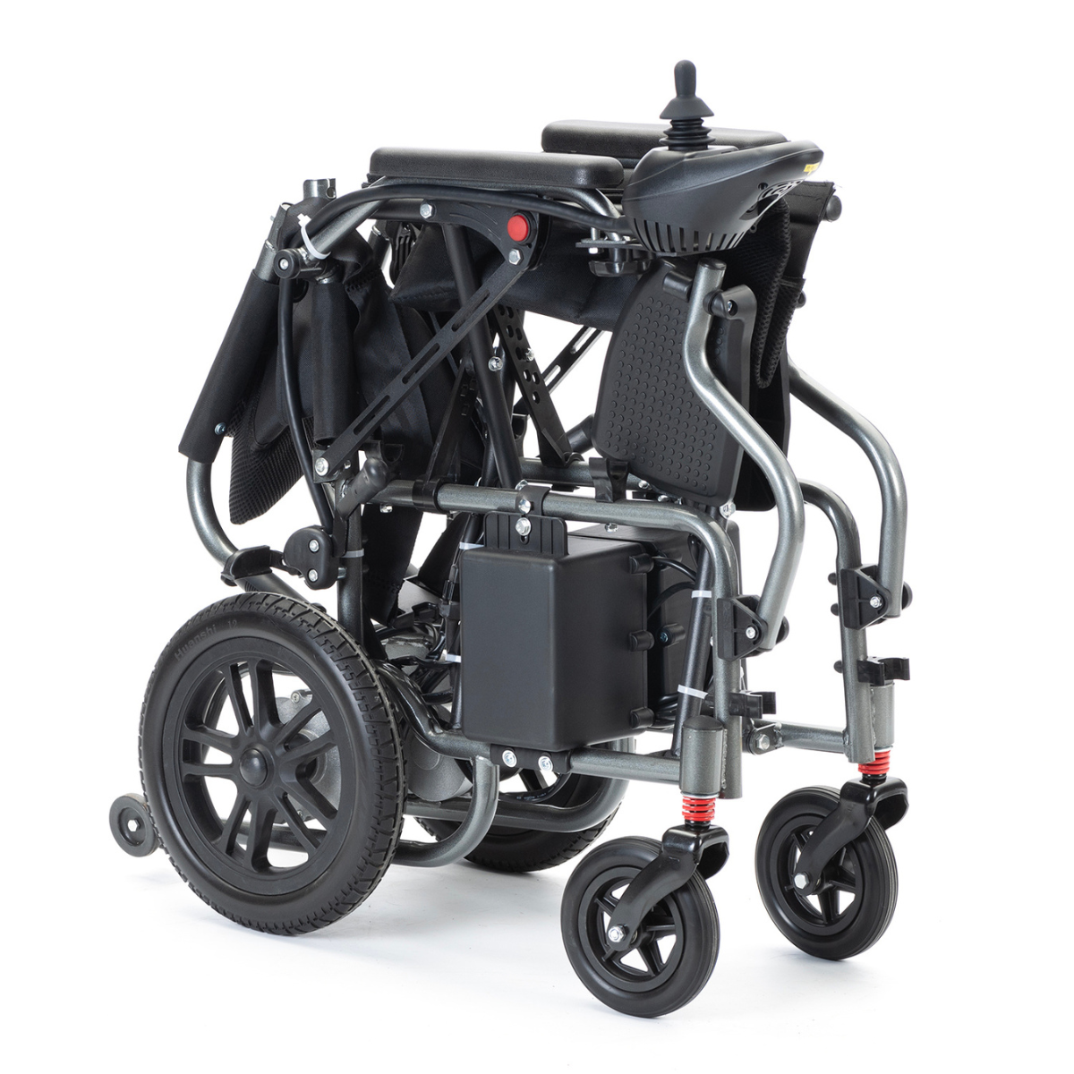WINNERMED Foldable Steel Wheelchair Lightweight Compact