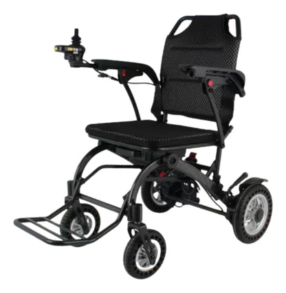 Lightweight, foldable, compact electric motorized wheelchair