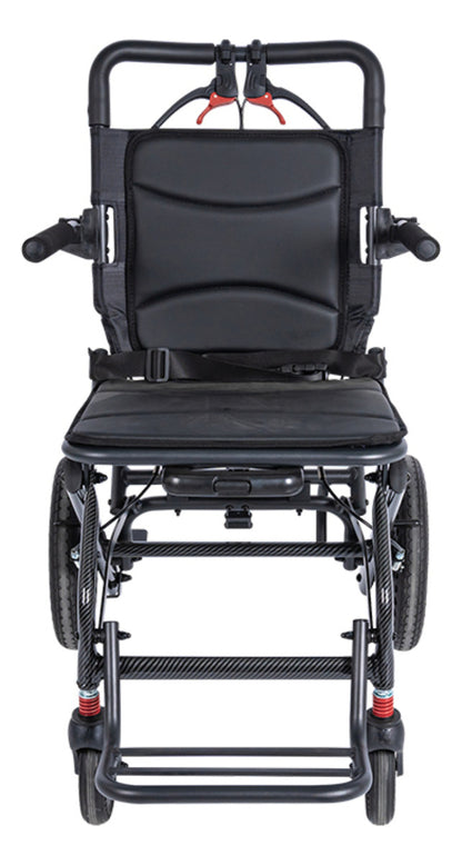 Compact Folding Transfer Chair - Black
