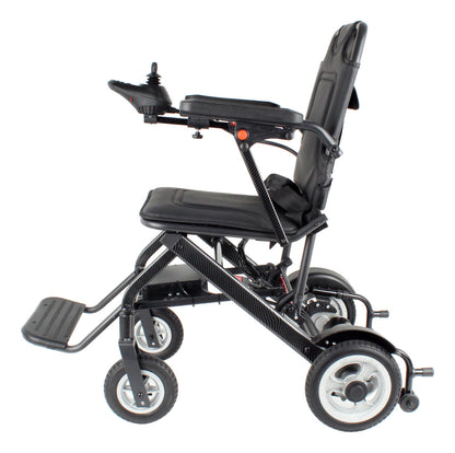 Lightweight, foldable, compact electric motorized wheelchair