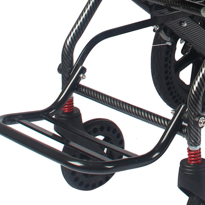 Compact Folding Transfer Chair - Black