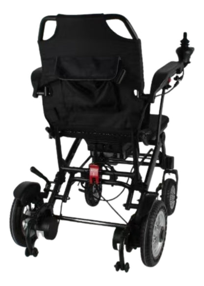 Lightweight, foldable, compact electric motorized wheelchair