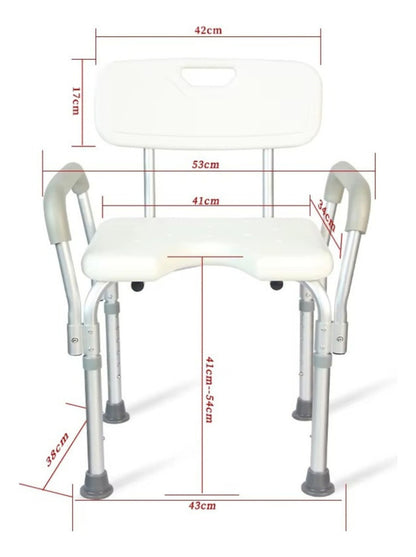 Adjustable Bathroom Stool Bath Shower Chairs for Elderly