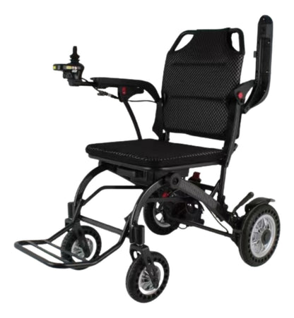 Lightweight, foldable, compact electric motorized wheelchair