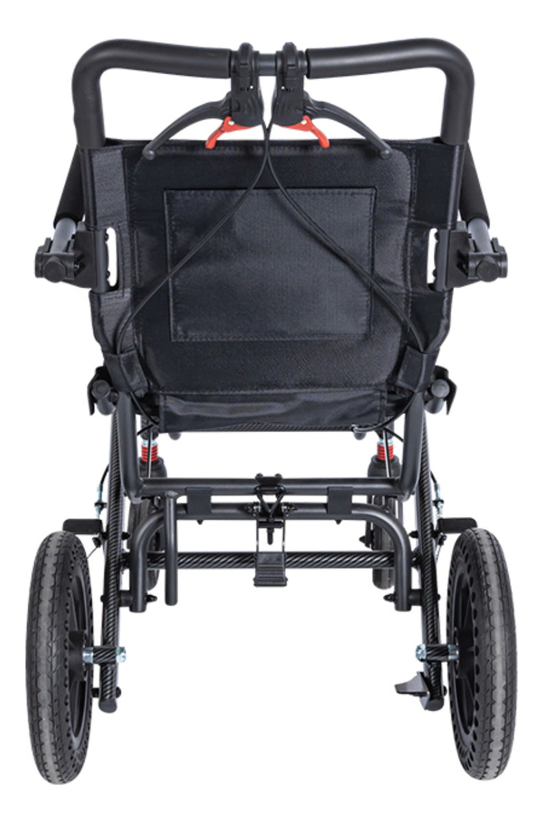 Compact Folding Transfer Chair - Black