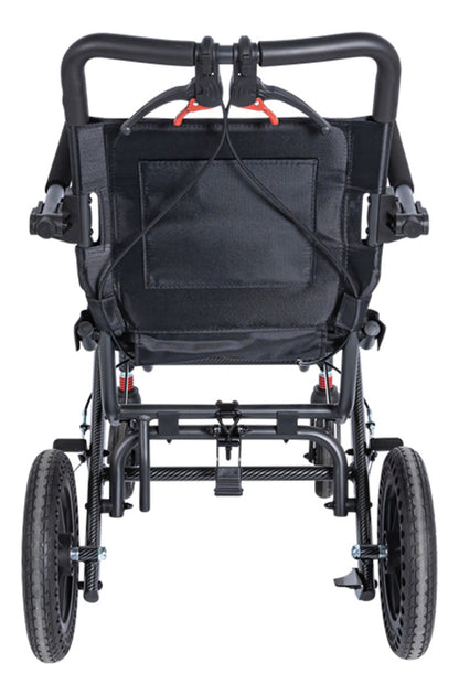 Compact Folding Transfer Chair - Black