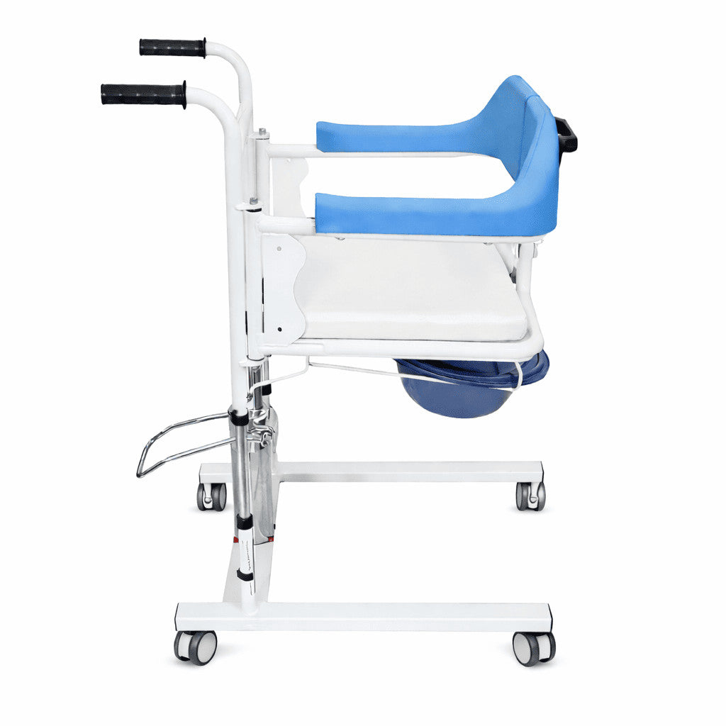 WINNERMED Patient Lift Transfer Chair for Elderly and Home, Portable Adjustable Height Lift Nursing Wheelchair WINNERMED Patient Lift Transfer Chair for Elderly and Home, Portable Adjustable Height Lift Nursing Wheelchair