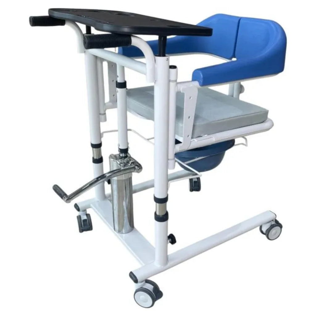 WINNERMED Patient Lift Transfer Chair for Elderly and Home, Portable Adjustable Height Lift Nursing Wheelchair WINNERMED Patient Lift Transfer Chair for Elderly and Home, Portable Adjustable Height Lift Nursing Wheelchair