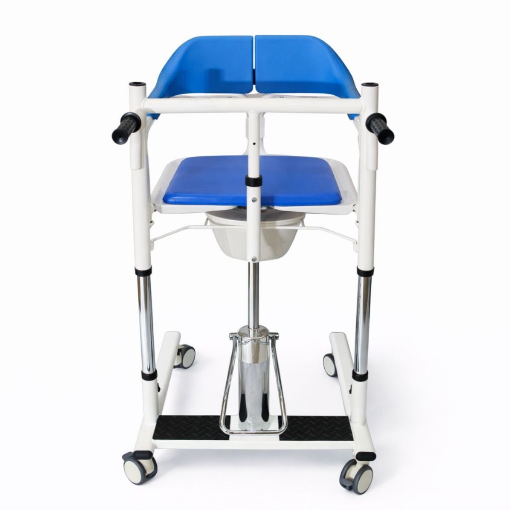WINNERMED Patient Lift Transfer Chair for Elderly and Home, Portable Adjustable Height Lift Nursing Wheelchair WINNERMED Patient Lift Transfer Chair for Elderly and Home, Portable Adjustable Height Lift Nursing Wheelchair
