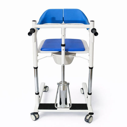 WINNERMED Patient Lift Transfer Chair for Elderly and Home, Portable Adjustable Height Lift Nursing Wheelchair WINNERMED Patient Lift Transfer Chair for Elderly and Home, Portable Adjustable Height Lift Nursing Wheelchair